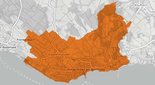 Mietspiegelkarte Immenstaad am Bodensee